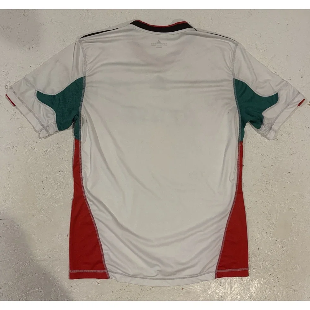 Adidas Kenya Soccer Jersey Mens Large White Football Federation Climacool